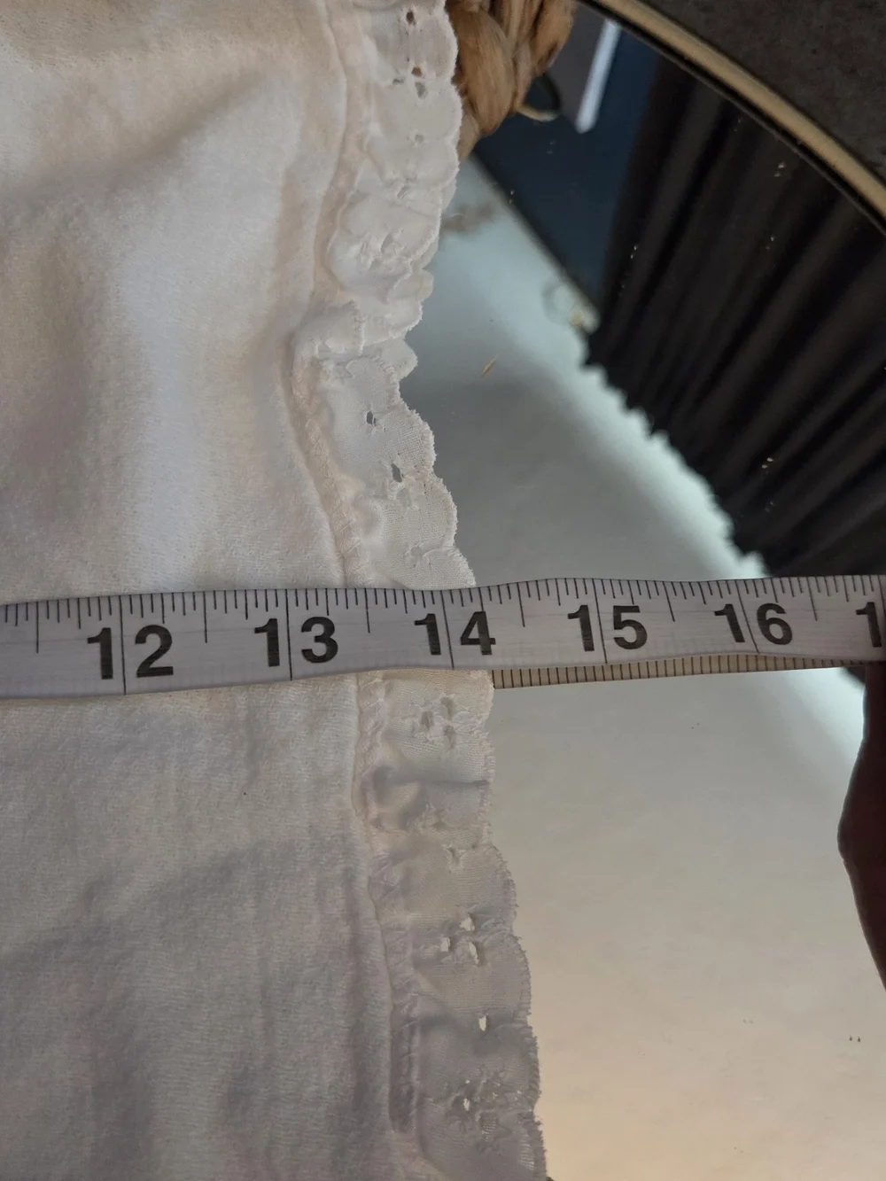 Vintage Dundee Teddy Bear Baby Burp Cloth Eyelet Lace Trim Nursery Linen